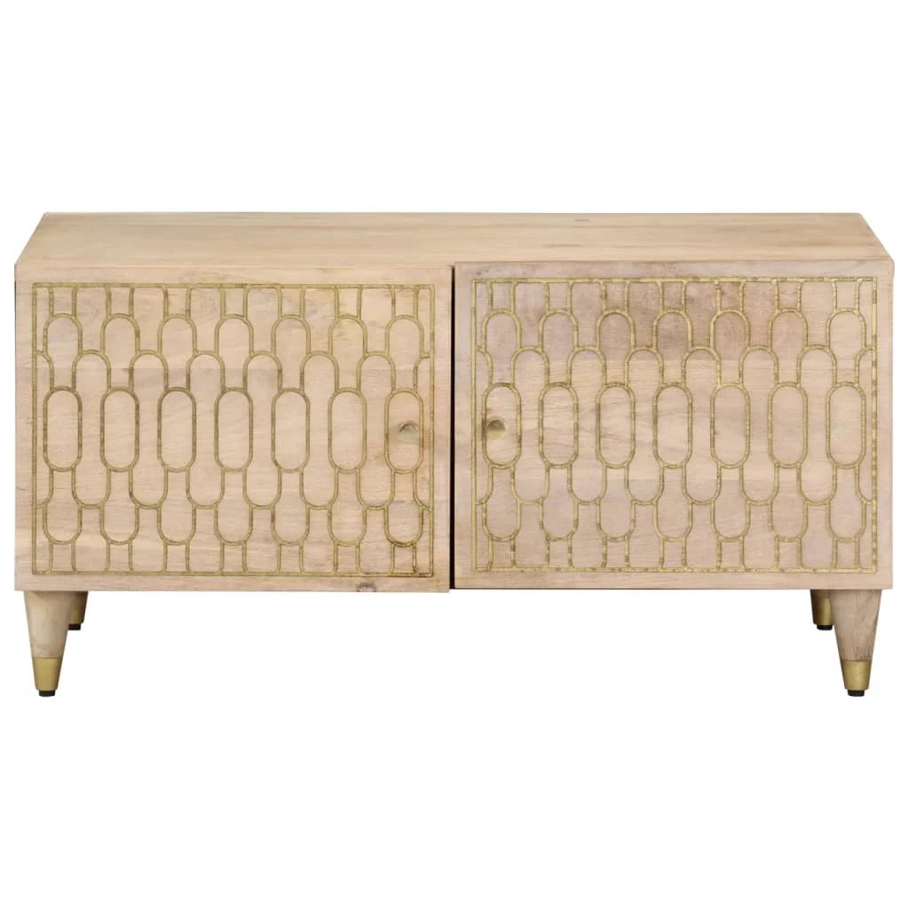 vidaXL VidaXL Coffee Table 80x50x40 cm Solid Mango Wood Home Decor - Coffee Table
