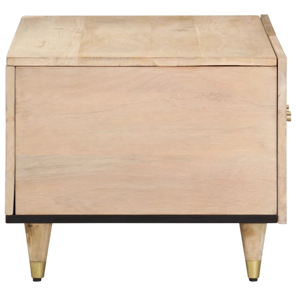 vidaXL VidaXL Coffee Table 80x50x40 cm Solid Mango Wood Home Decor - Coffee Table