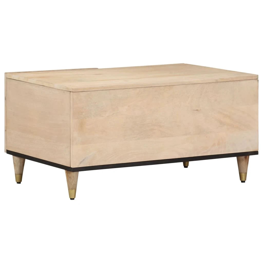 vidaXL VidaXL Coffee Table 80x50x40 cm Solid Mango Wood Home Decor - Coffee Table