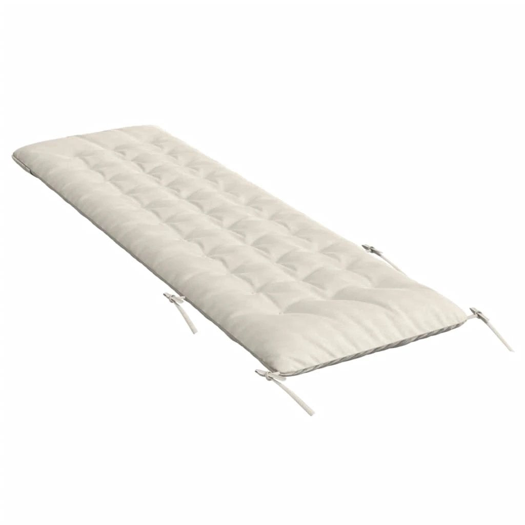 vidaXL Sun Lounger Cushion Black 160x50x10 cm Faux Suede Leather by vidaXL