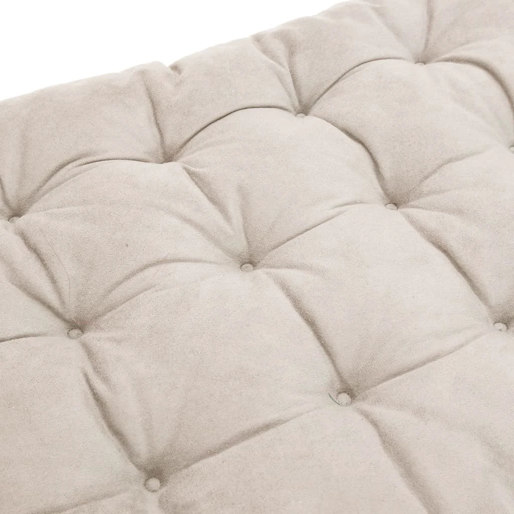 vidaXL Sun Lounger Cushion Black 160x50x10 cm Faux Suede Leather by vidaXL