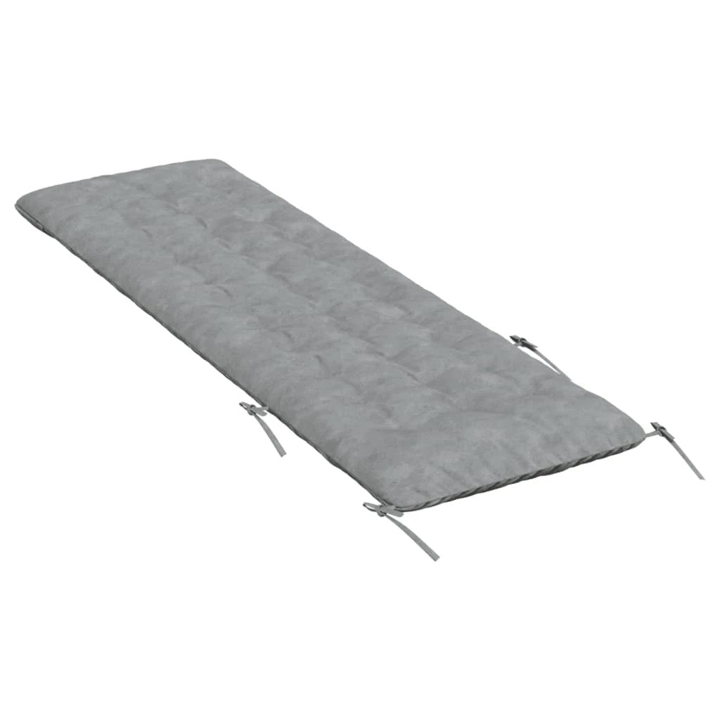 vidaXL Sun Lounger Cushion Black 160x50x10 cm Faux Suede Leather by vidaXL