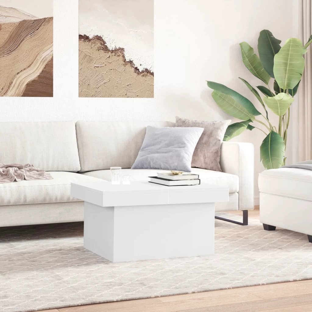 VidaXL Coffee Table 80x55x40 cm Hidden Storage Living Room by vidaXL