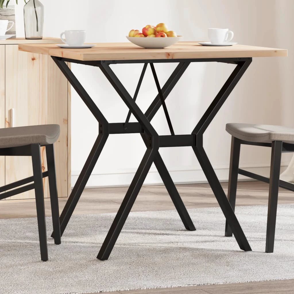 vidaXL Dining Table 80x80cm Solid Pine For Home by vidaXL