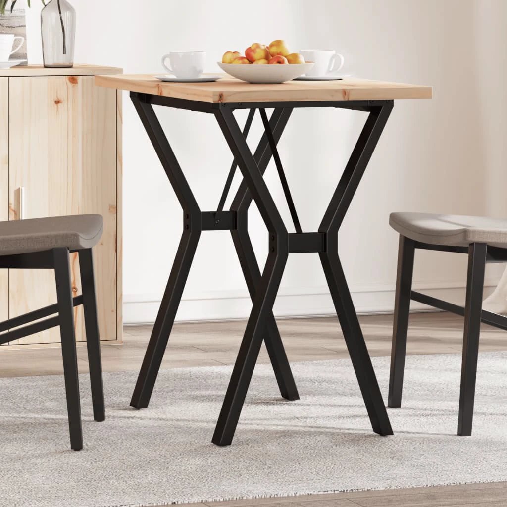 vidaXL vidaXL Dining Table 80x50x75.5 Pine Iron Family - Dining Table