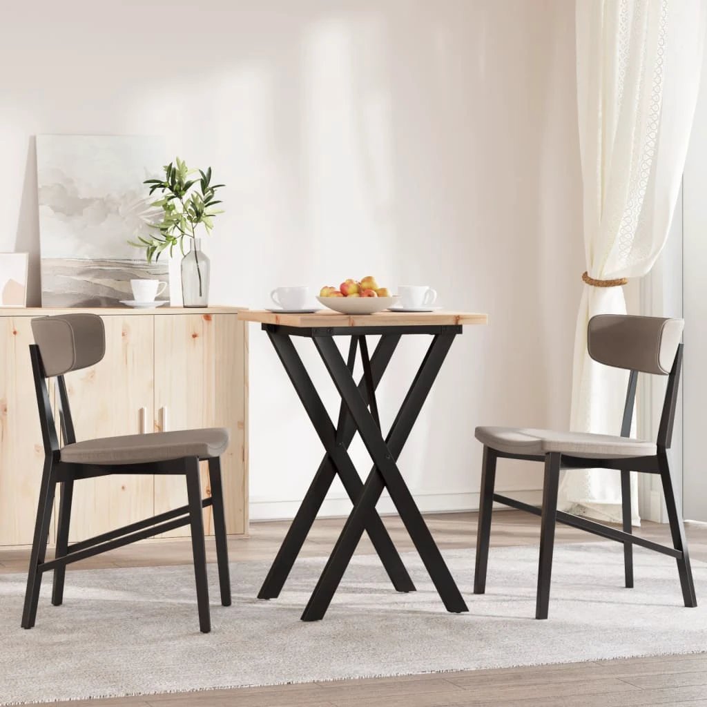 vidaXL vidaXL Dining Table 50x50x75.5 cm XFrame Home - Dining Table