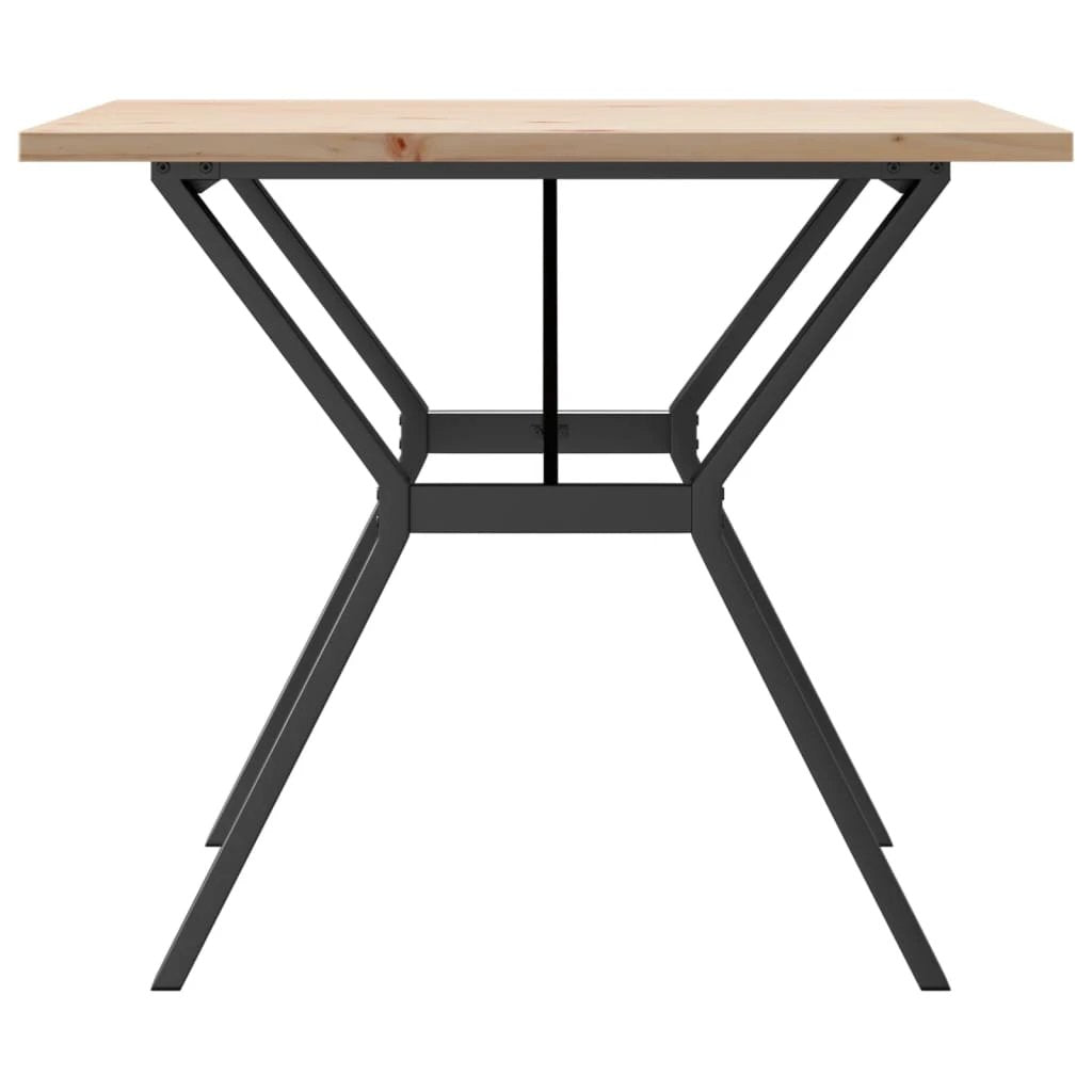 VidaXL Dining Table 90x90 Cast Iron Frame Home by vidaXL