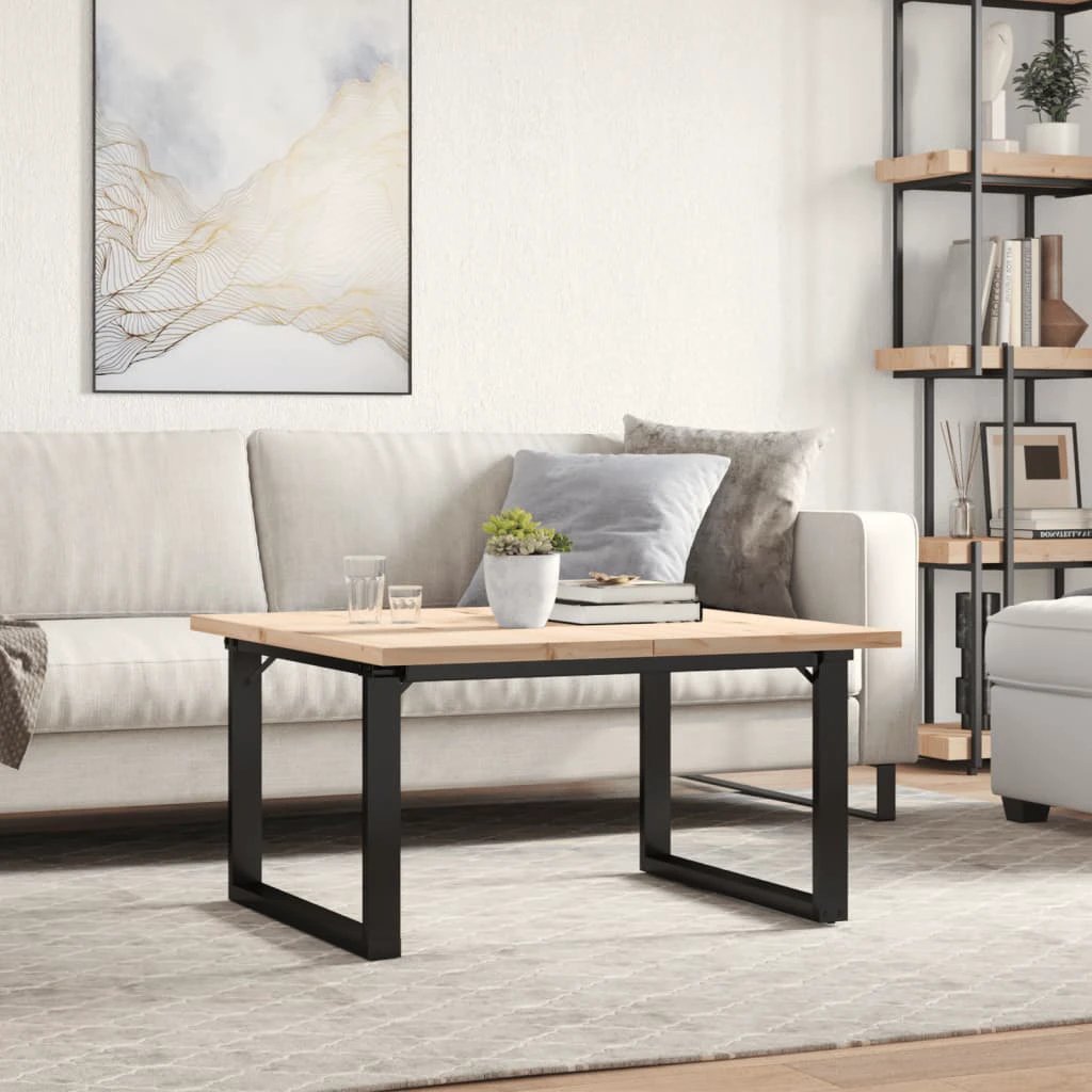 VidaXL Coffee Table 80x80x45cm O Frame Home by vidaXL