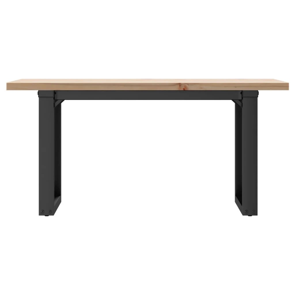 vidaXL vidaXL Coffee Table 90x40x45.5 cm Pine Iron Home - Coffee Table
