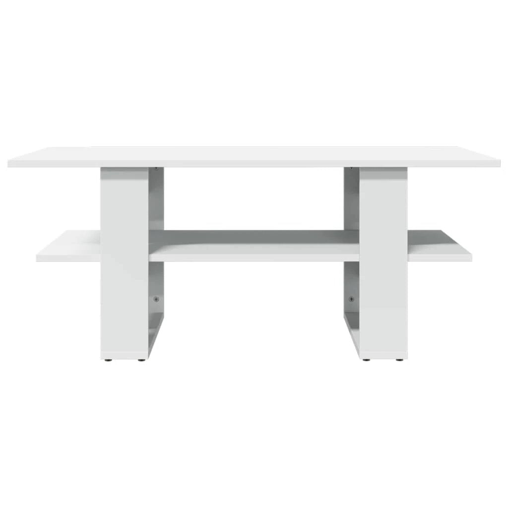 VidaXL Coffee Table 102x55x42 cm Engineered Wood Shelf Home by vidaXL