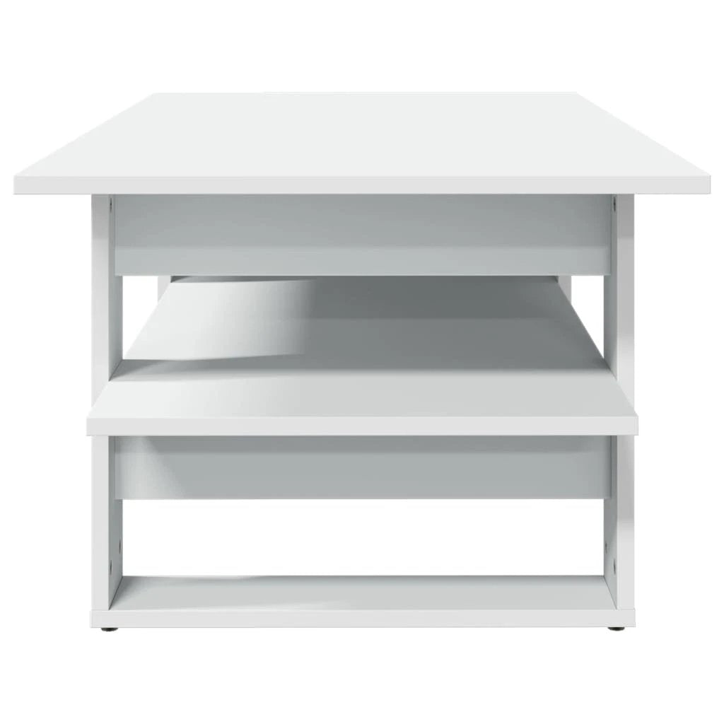 VidaXL Coffee Table 102x55x42 cm Engineered Wood Shelf Home by vidaXL
