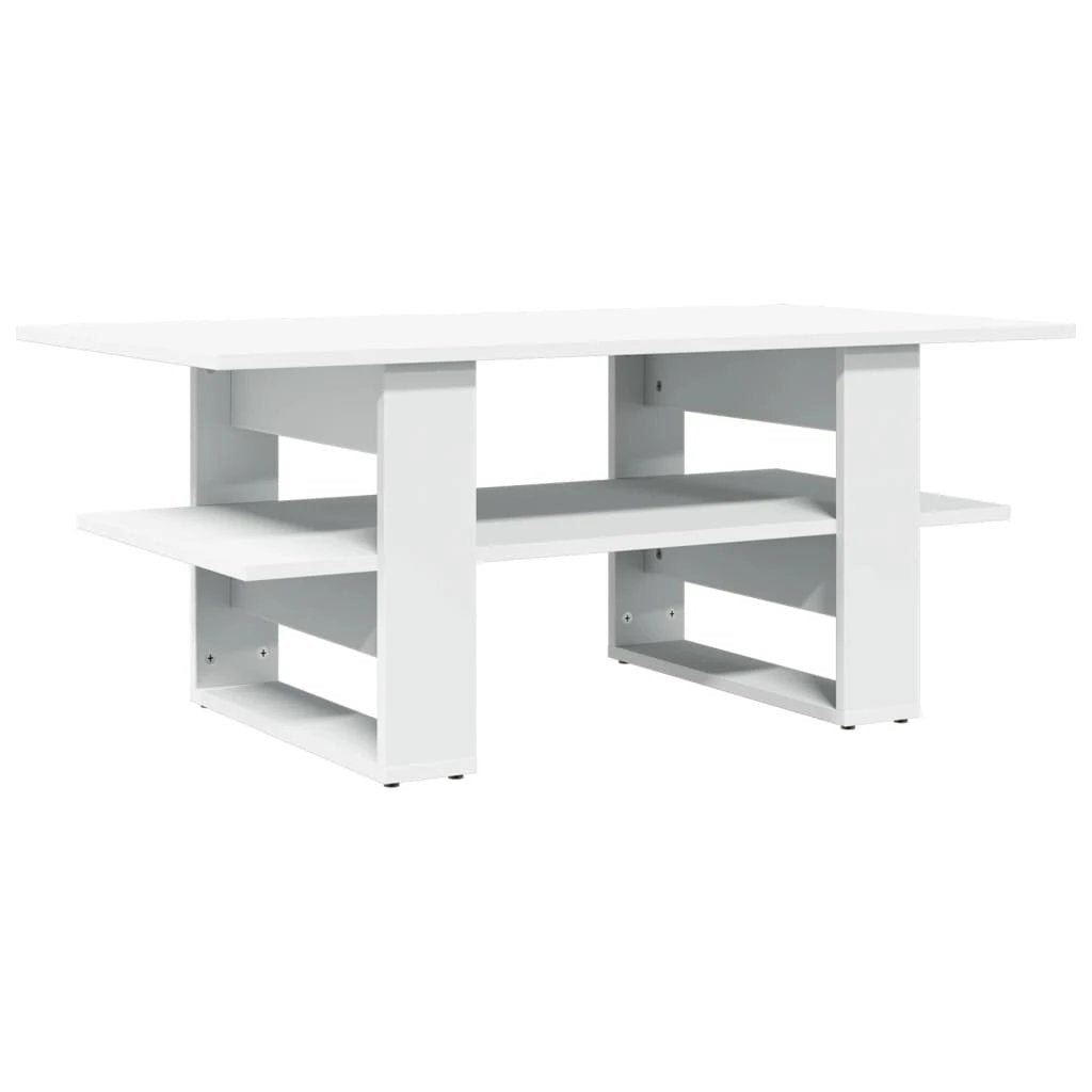 VidaXL Coffee Table 102x55x42 cm Engineered Wood Shelf Home by vidaXL