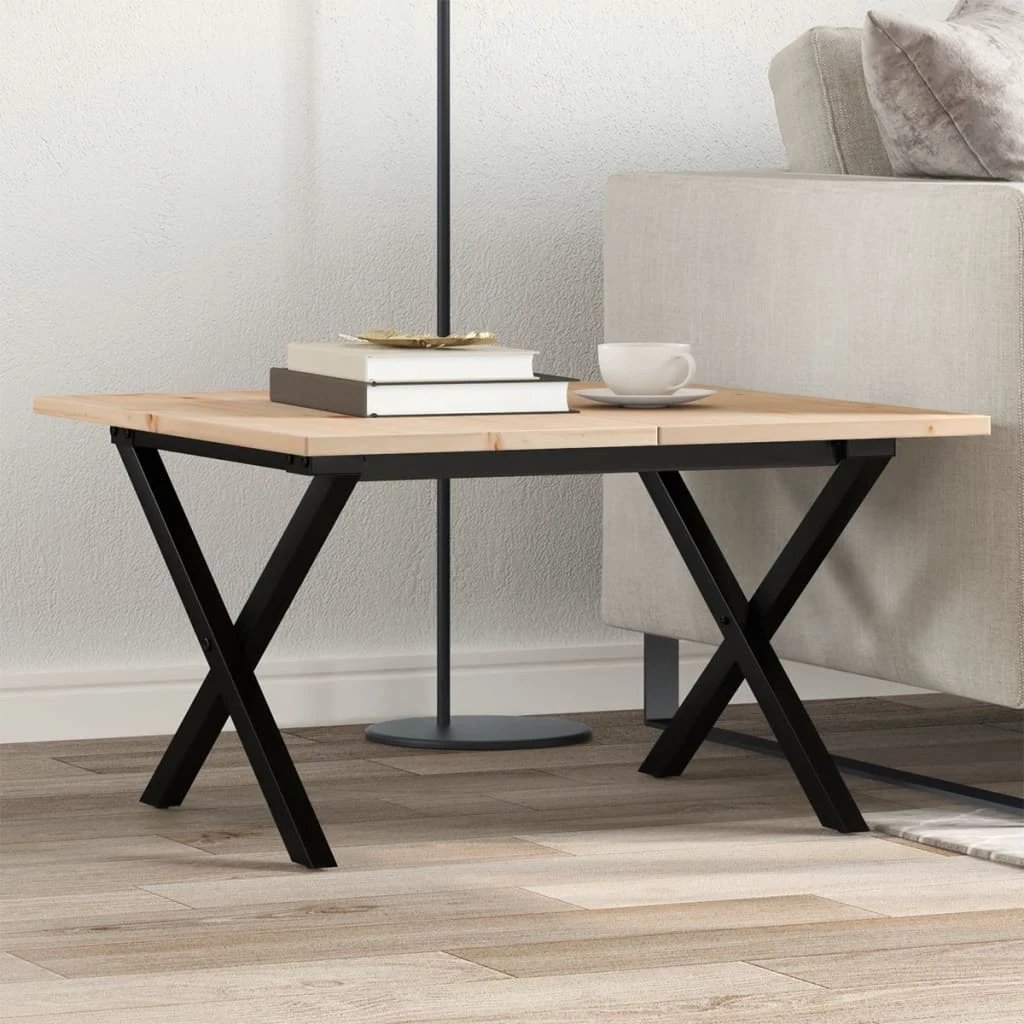 vidaXL VidaXL Coffee Table 60x60x40 X-Frame Home - Coffee Table