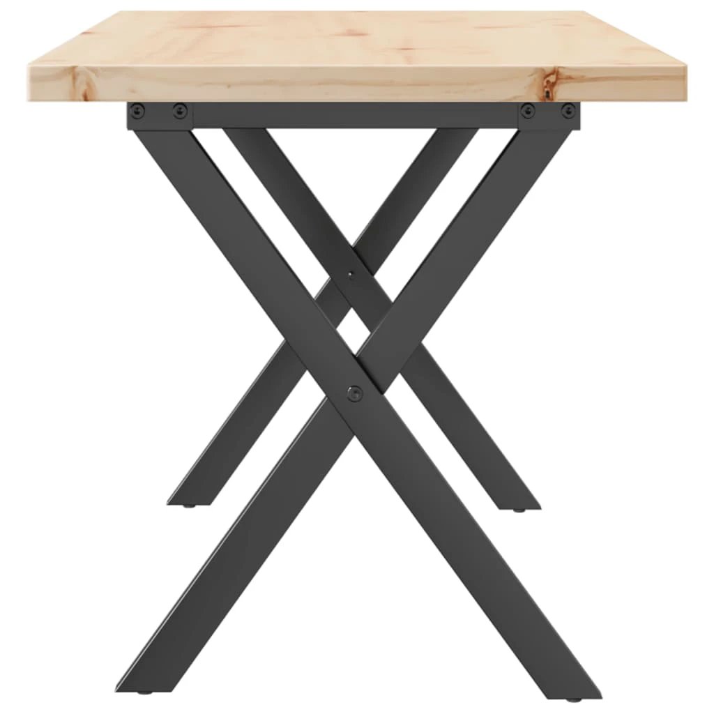 VidaXL Coffee Table 100x50x45.5cm PineIron Home by vidaXL