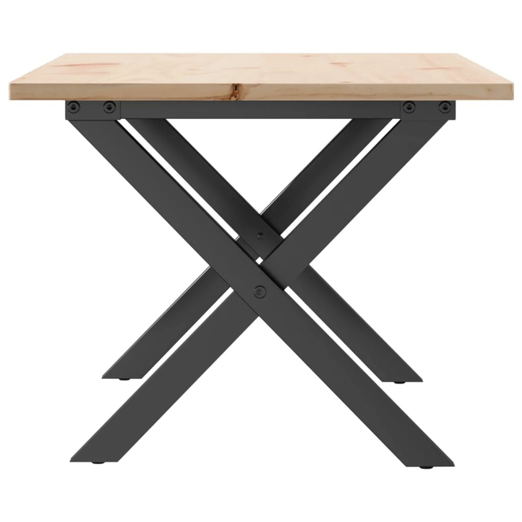 vidaXL VidaXL Coffee Table 80x50x40 X Frame Living Room - Coffee Table