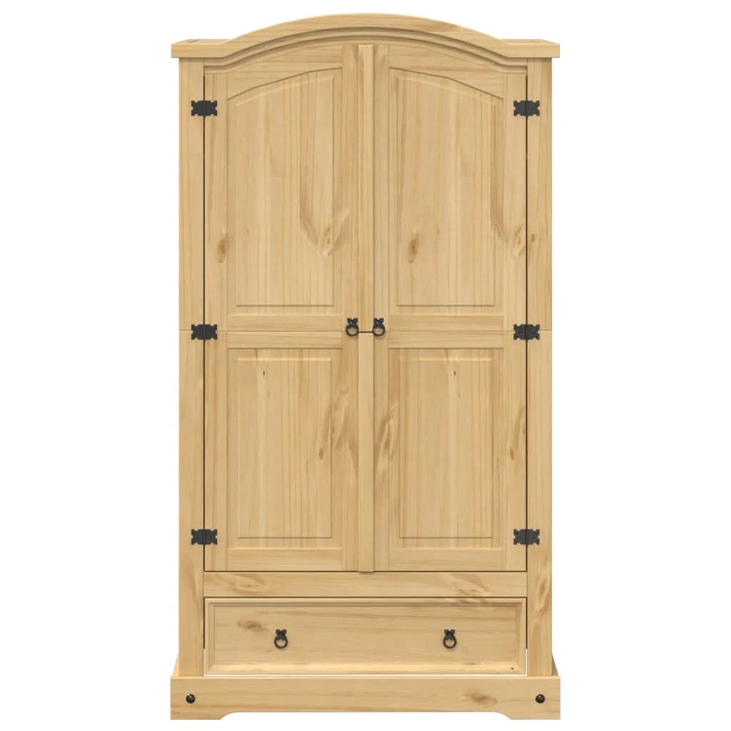 vidaXL vidaXL Wardrobe Corona 102x52x186 cm Solid Wood Pine - Wardrobe