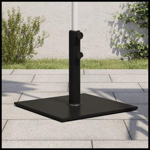 vidaXL vidaXL Parasol Base 17 kg Square with Adjustable Holders for Outdoor Umbrellas - Parasol