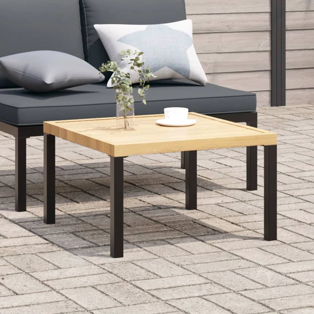 vidaXL vidaXL Garden Coffee Table 65x65x40 cm Aluminium Weatherproof Durable Outdoor Patio - Coffee Table