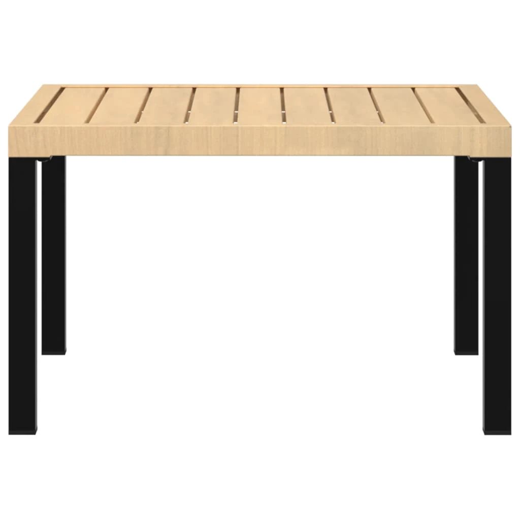 vidaXL vidaXL Garden Coffee Table 65x65x40 cm Aluminium Weatherproof Durable Outdoor Patio - Coffee Table