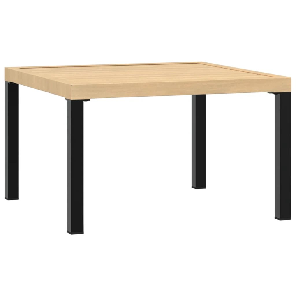 vidaXL vidaXL Garden Coffee Table 65x65x40 cm Aluminium Weatherproof Durable Outdoor Patio - Coffee Table