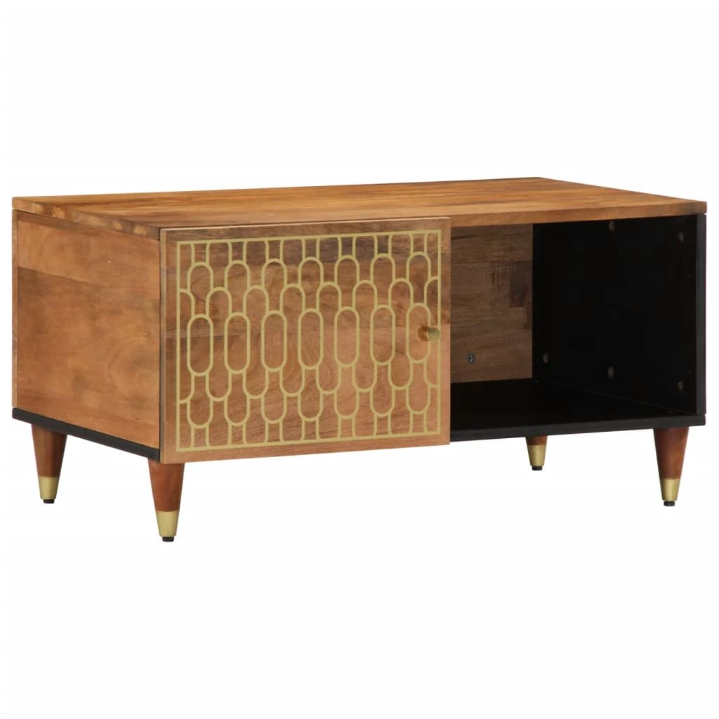 vidaXL VidaXL Coffee Table 80x50x40 cm Solid Mango Wood Decor - Coffee Table