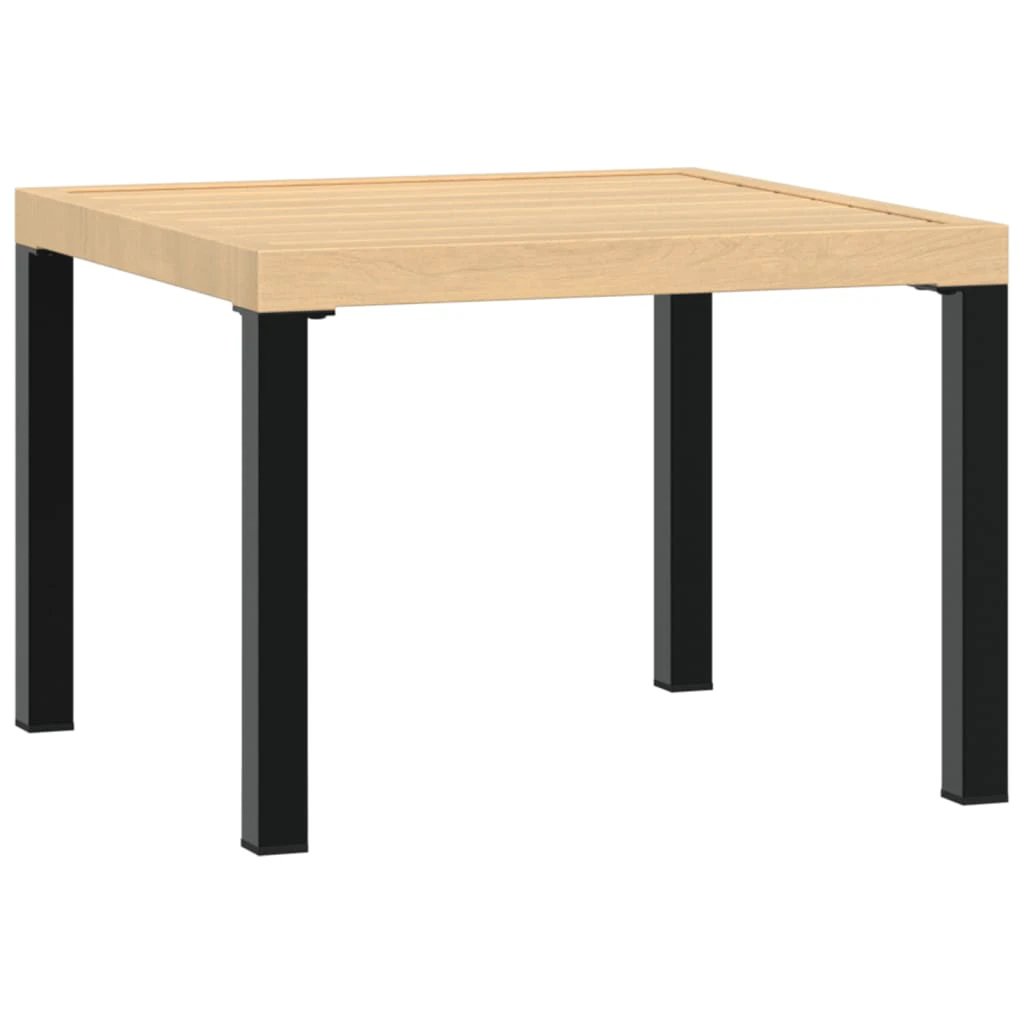 vidaXL VidaXL Garden Coffee Table 55x55x39.5 cm Powder Coated Steel Weather Resistant Outdoor Patio - Coffee Table