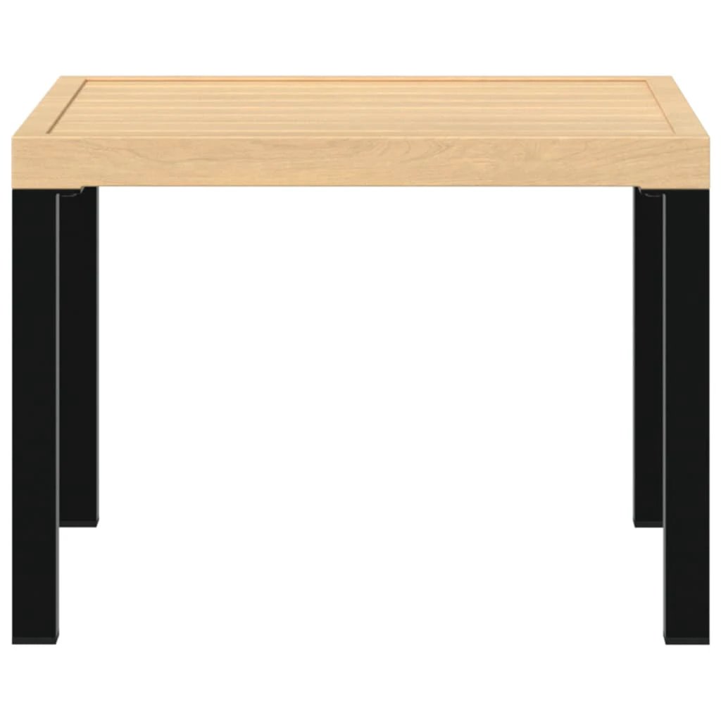vidaXL VidaXL Garden Coffee Table 55x55x39.5 cm Powder Coated Steel Weather Resistant Outdoor Patio - Coffee Table