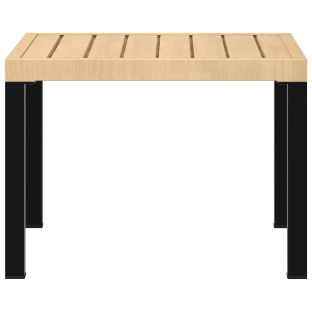 vidaXL VidaXL Garden Coffee Table 55x55x39.5 cm Powder Coated Steel Weather Resistant Outdoor Patio - Coffee Table