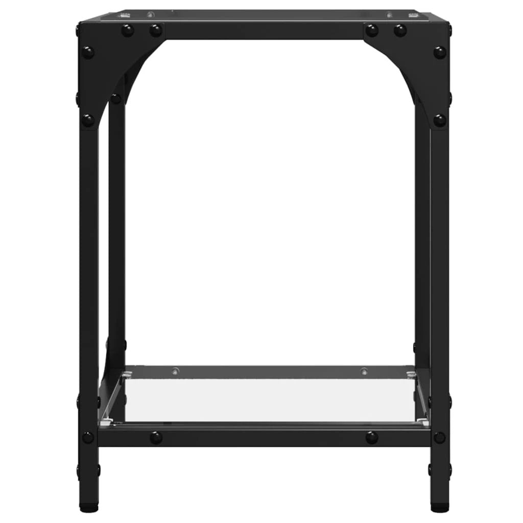 vidaXL VidaXL Coffee Table 30x30x40 cm Transparent Glass Top Home - Coffee Table