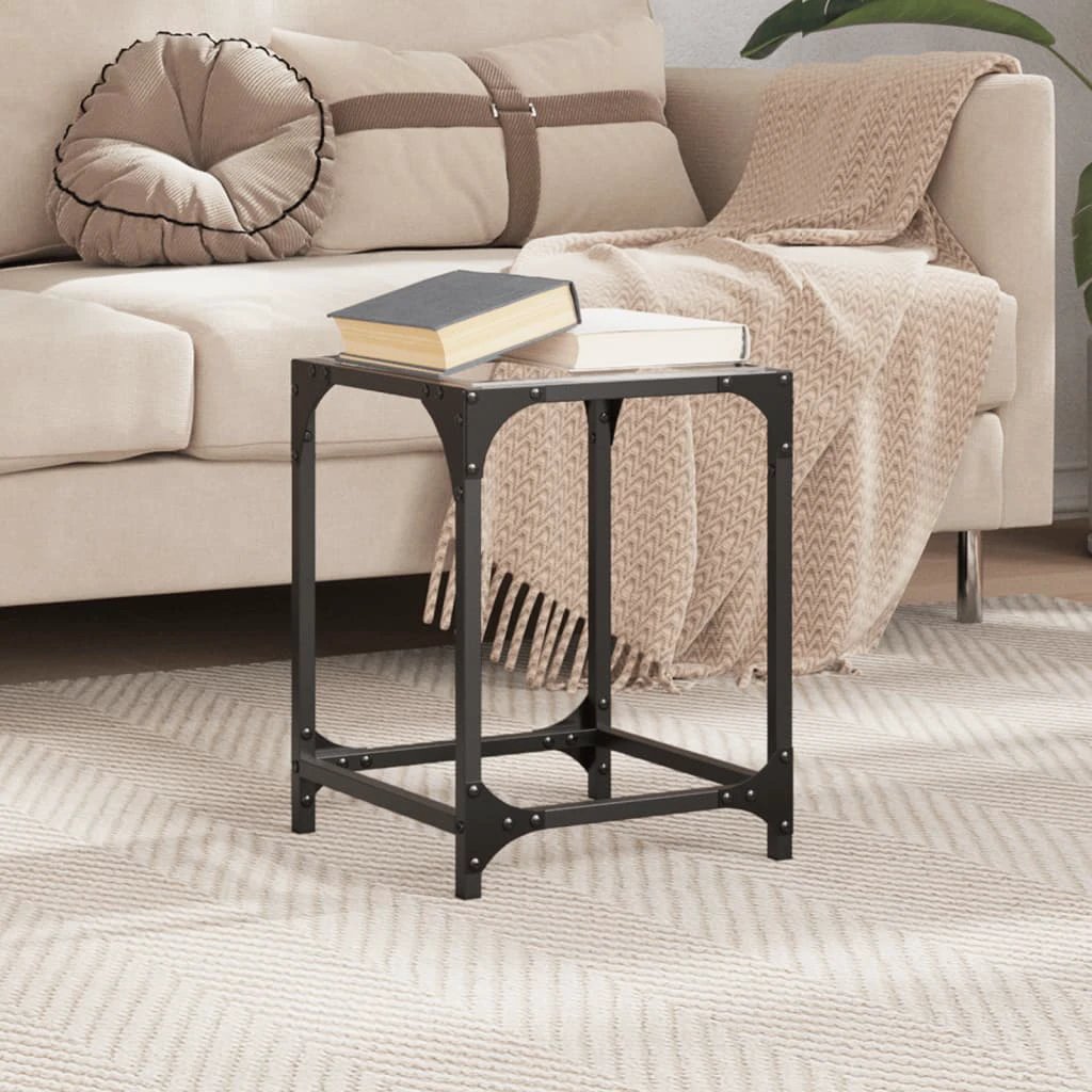 vidaXL VidaXL Coffee Table 30x30x40 cm Glass Top for Living Room - Coffee Table