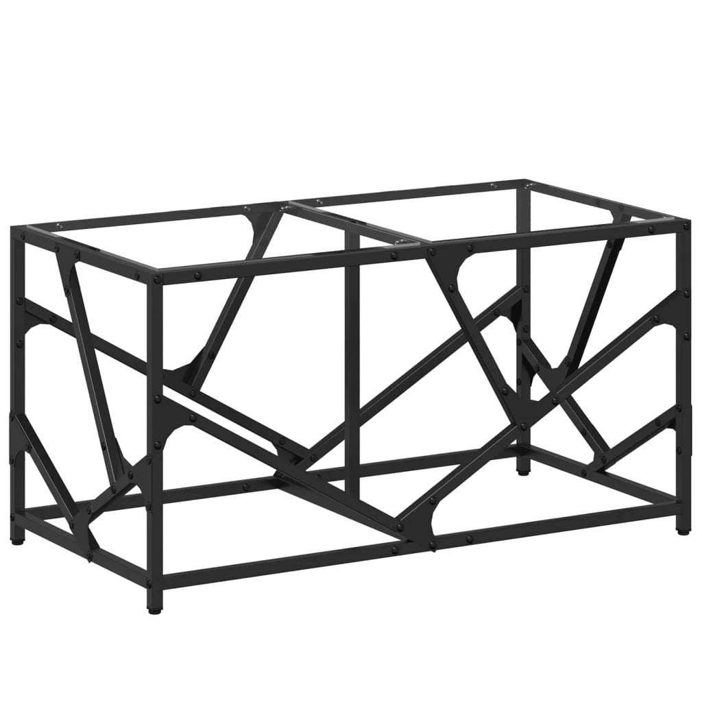 vidaXL VidaXL Coffee Table 78.5x40x41 cm Glass Top Living Room - Coffee Table