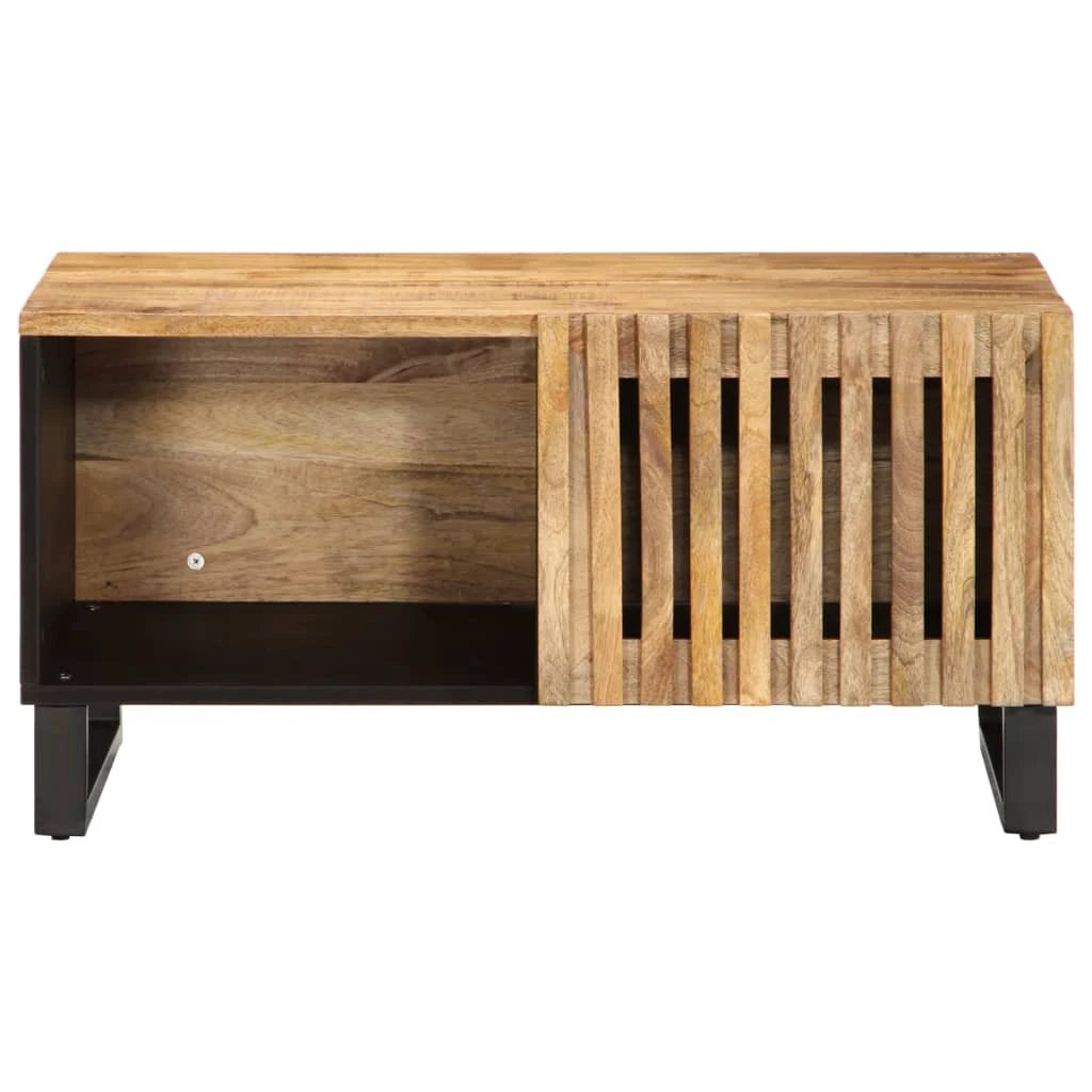 VidaXL Coffee Table 80x51x40 Cm Solid Mango Wood LivingRoom by vidaXL