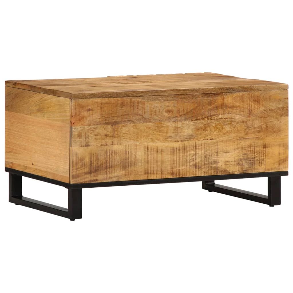VidaXL Coffee Table 80x51x40 Cm Solid Mango Wood LivingRoom by vidaXL