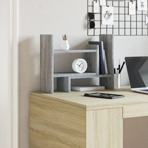 vidaXL Desk Organiser 34.5x15.5x35.5 cm Durable Engineered Wood for Office and Home Use by vidaXL