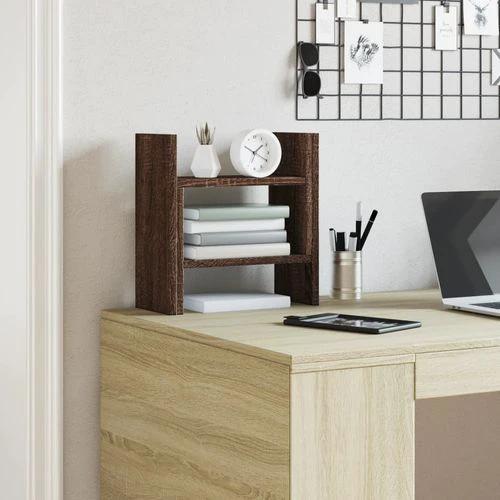 vidaXL vidaXL Desk Organiser 34.5x15.5x35.5 cm Durable Engineered Wood for Office and Home Use - Desk