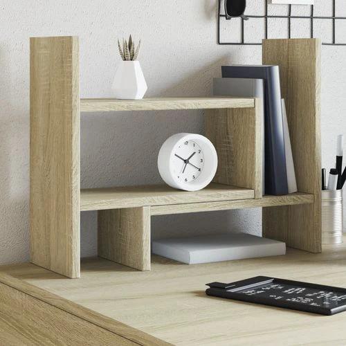 vidaXL Desk Organiser 34.5x15.5x35.5 cm Durable Engineered Wood for Office and Home Use by vidaXL
