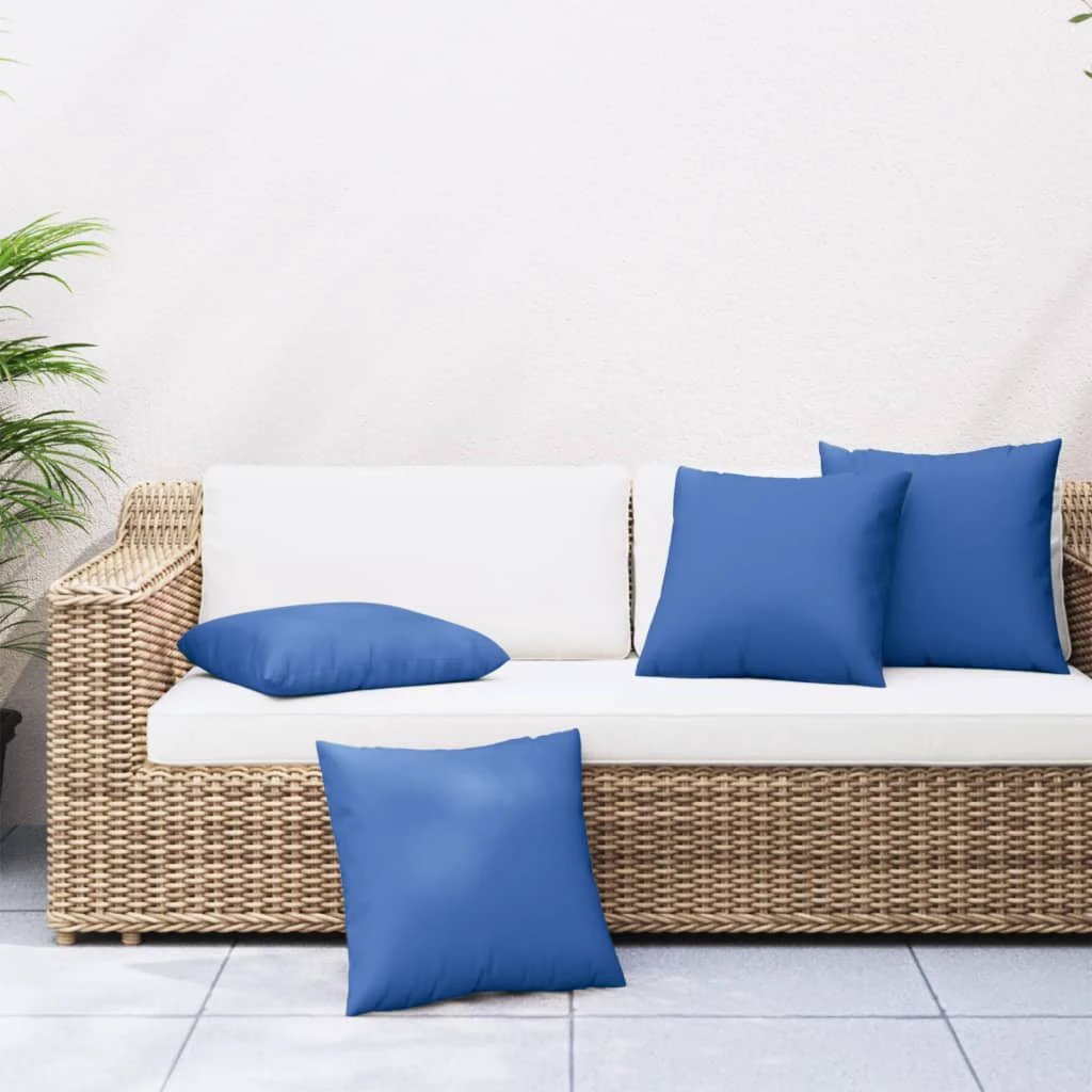 VidaXL Sofa Cushions 40x40 cm Beige Polyester Outdoor 4 Pcs by vidaXL