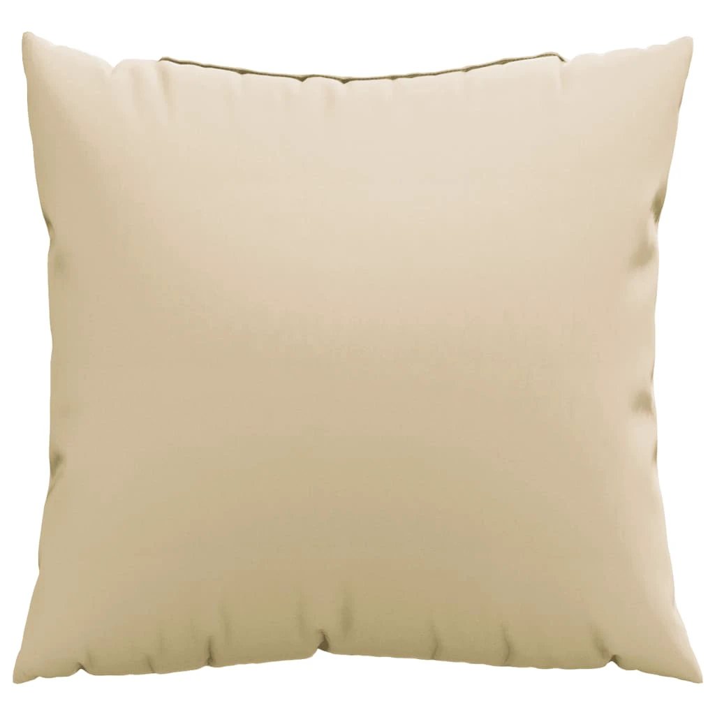 vidaXL VidaXL Sofa Cushions 40x40 cm Beige Polyester Outdoor 4 Pcs - Sofa