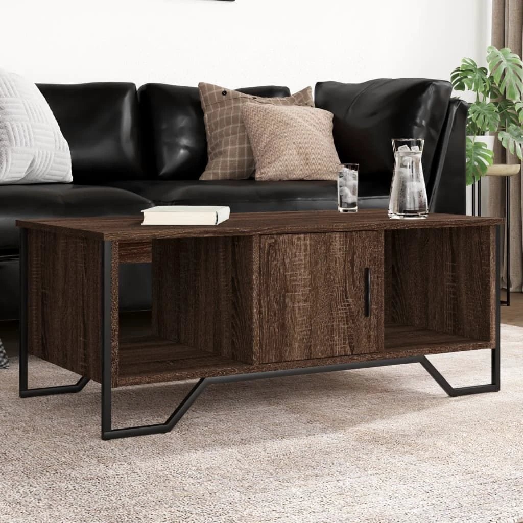 vidaXL VidaXL Black Engineered Wood Coffee Table 100x51x40 Cm - Coffee Table