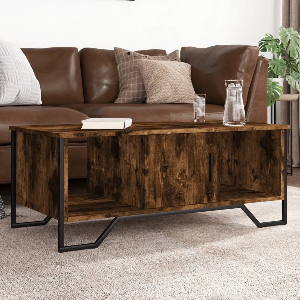 vidaXL VidaXL Black Engineered Wood Coffee Table 100x51x40 Cm - Coffee Table