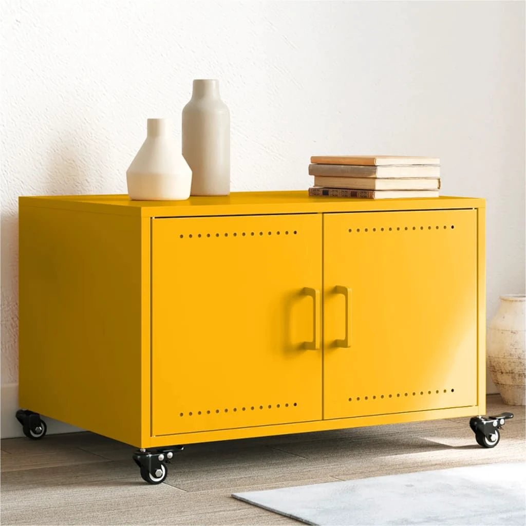 VidaXL Coffee Table 68x50x43.5 cm Wheels by vidaXL