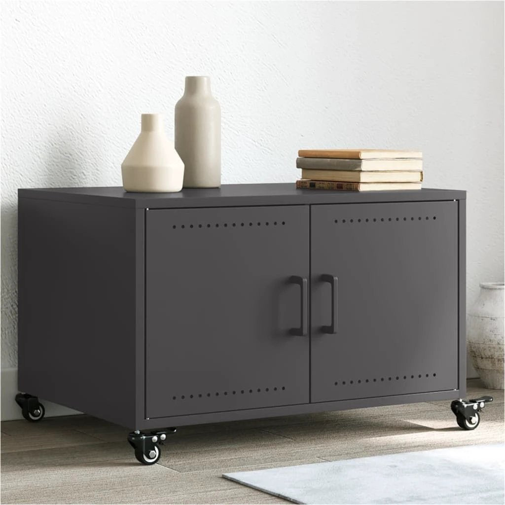 VidaXL Coffee Table 68x50x43.5 cm Wheels by vidaXL