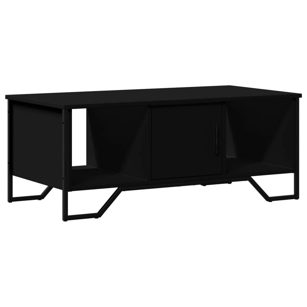 vidaXL VidaXL Black Engineered Wood Coffee Table 100x51x40 Cm - Coffee Table
