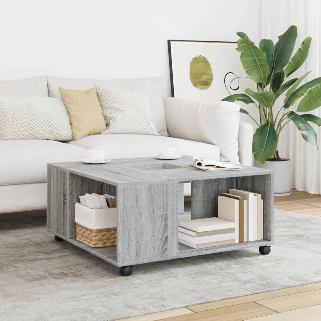 vidaXL VidaXL Coffee Table 80x80x40 cm Engineered Wood Living Room - Coffee Table