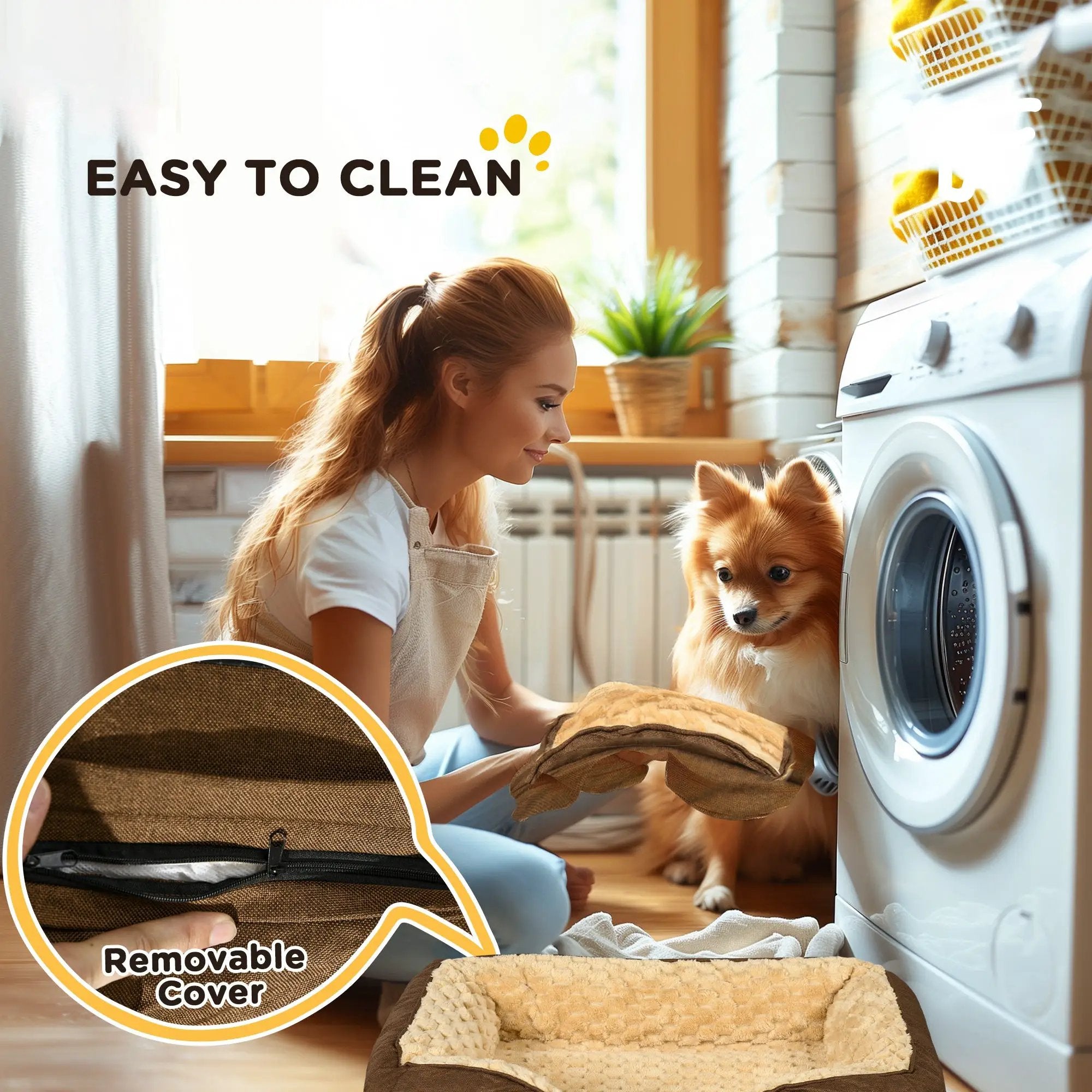 PawHut PawHut Dog Bed Calming Pet Bed Dog Mattress for Small Dogs - Dog Beds