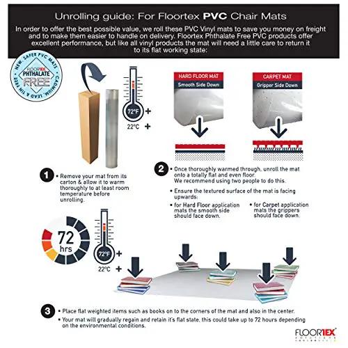 Floortex® Ecotex® Marvec BioPVC Chair Mat - Rug