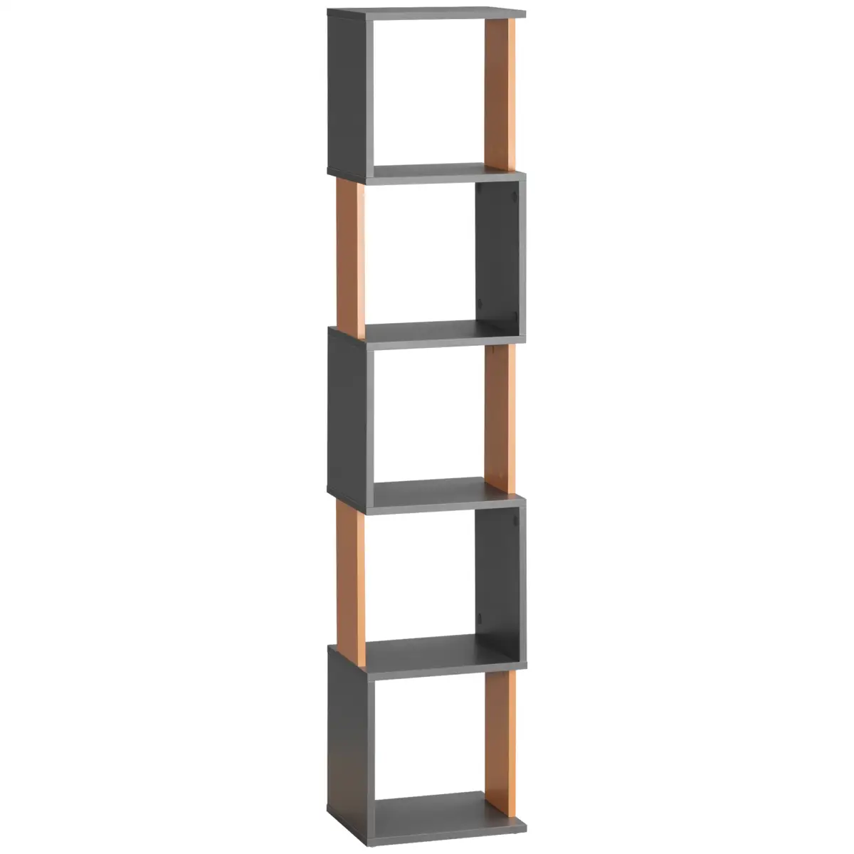 HOMCOM HOMCOM 5-Tier Bookshelf Freestanding Bookcase Storage Shelves - Bookcase