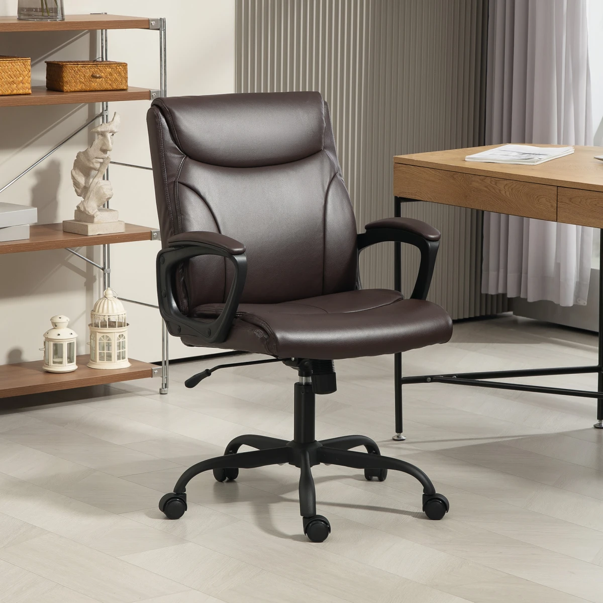 HOMCOM Desk Chair 95.5-105cm Tilt Home Office - Office Chair
