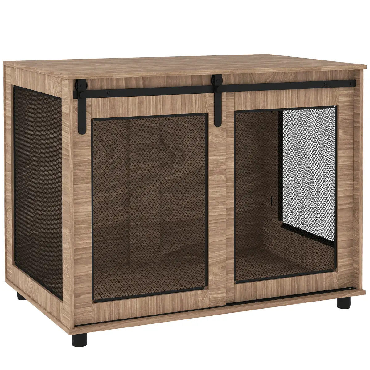 PawHut PawHut Dog Crate Furniture w/ Sliding Door, 80 x 58.5 x 63cm - Dog Crate