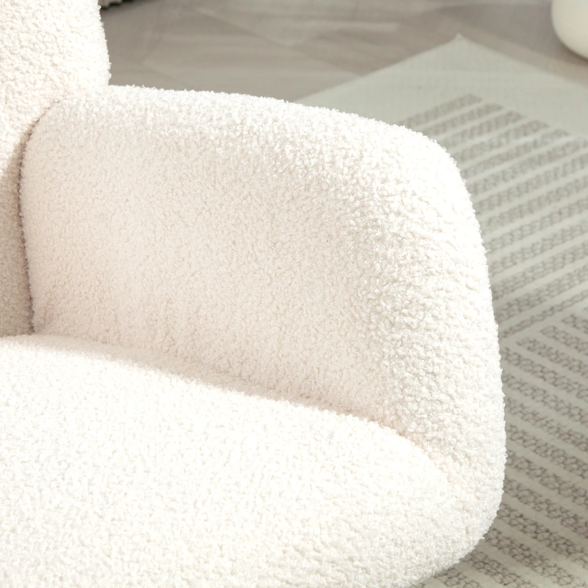 Comfy Rocking Chair Standard Teddy Fleece Home by HOMCOM